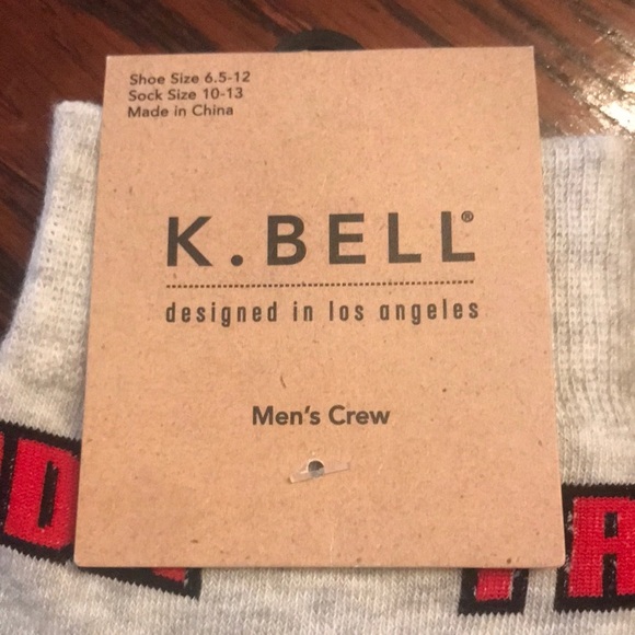 ๐ MENS CREW PRIDE SOCKS - GREY SIZE 10-13 ๐ - Picture 2 of 3